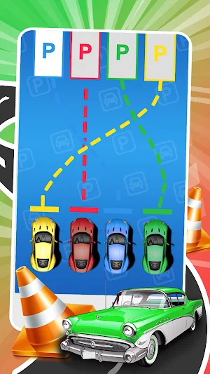 Draw it Parking Car Games Screenshot 1
