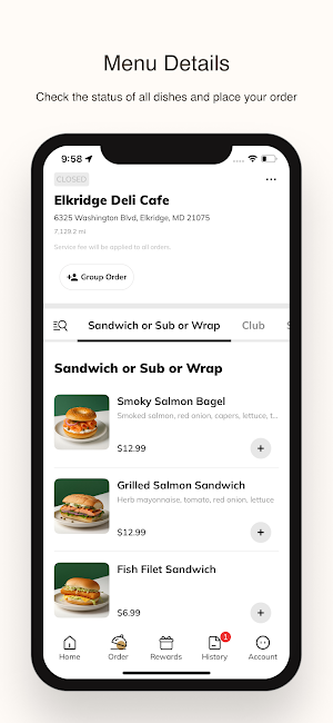 Elkridge Deli Cafe Screenshot 1