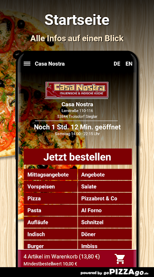 Casa Nostra Troisdorf Sieglar Screenshot 1