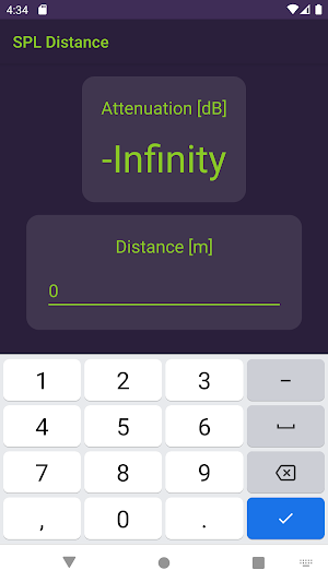 SPL distance Screenshot 2