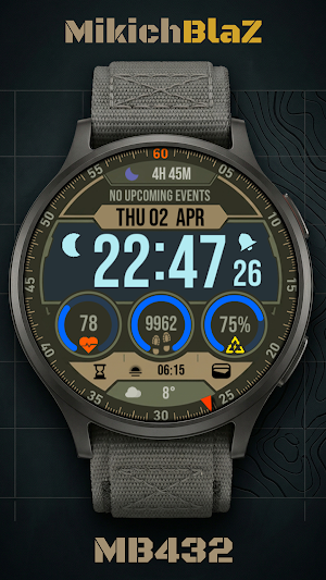 Digital Watch Face MB432 Screenshot 3