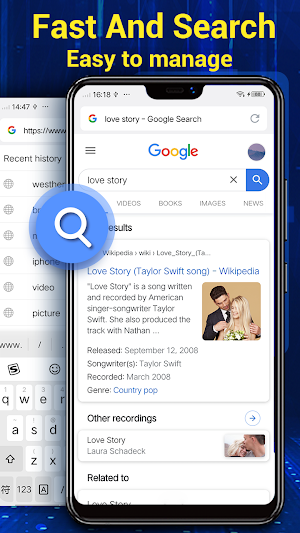 Browser for Android Screenshot 2