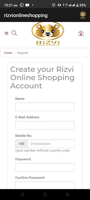Rizvi Online Shopping Screenshot 3