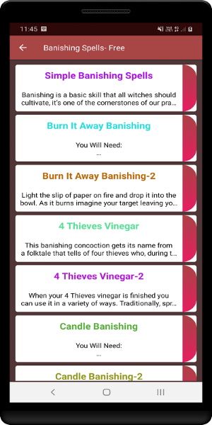 Banishing Spells - Free Screenshot 1