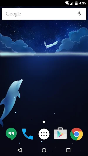 Fish&Bird Love Live Wallpaper Screenshot 2