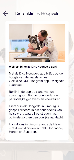 Dierenkliniek Hoogveld Screenshot 1