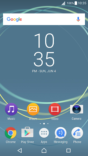 Xperia Loops Theme Screenshot 0