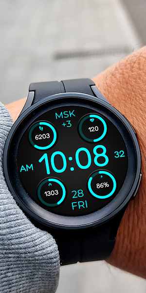 Digital ASIA Sport Watch face Screenshot 1