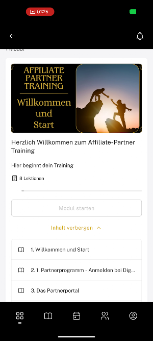 Affili Forge Business Schmiede Screenshot 1