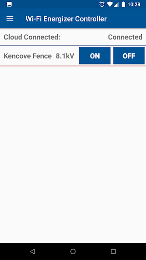 Wi-Fi Energizer Controller Screenshot 2