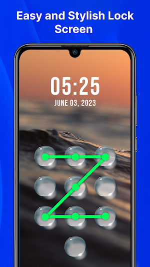Pattern Lock Screen: Vintage Screenshot 1