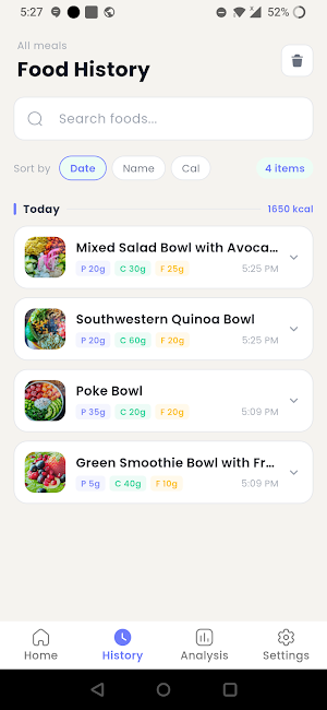 FoodScan AI : Calorie Counter Screenshot 2
