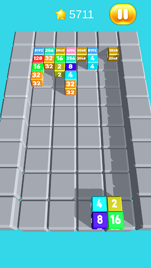 Chain Cube Merge: Tetris 2048 Screenshot 3