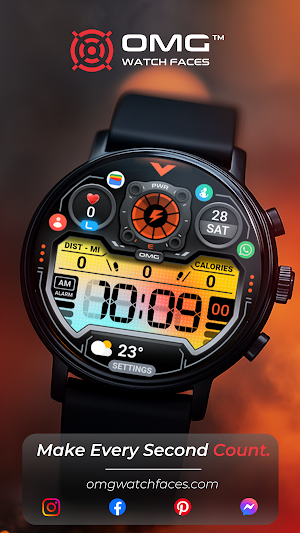 OMG 331 Retro Digital Watch Screenshot 2