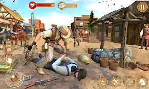 Western Cowboy Gun Shooting Fighter Open World Screenshot 1