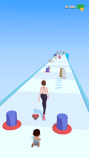Hot Babysitter Run 3D Screenshot 1