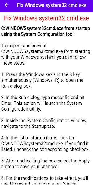 CMD Commands All List Guide Screenshot 3
