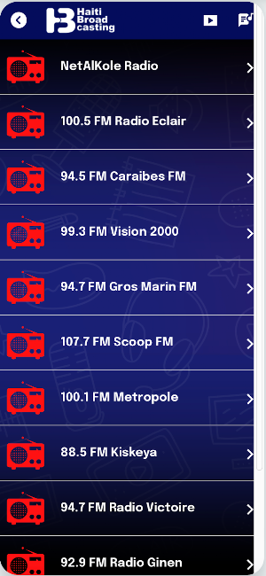 Haiti Broadcasting App HB Play Screenshot 1