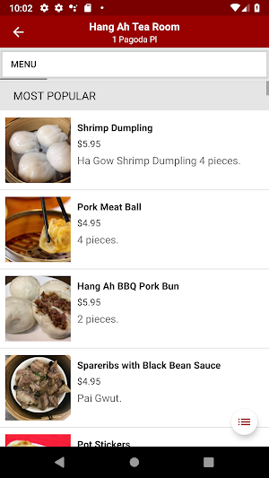 Hang Ah Tea Room Screenshot 1