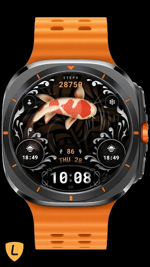 Koi Fish Watchface 099 Screenshot 0