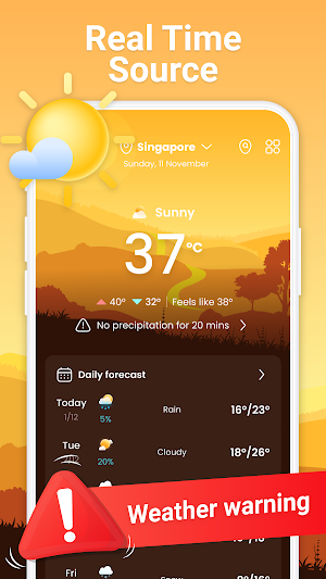 Weather Tomorrow: Live & Radar Screenshot 2