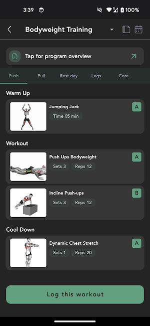 GDS Fitness Screenshot 1