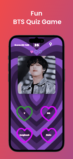 BTS Quiz Screenshot 1
