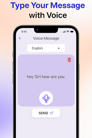 Voice SMS - Type SMS by Speech Screenshot 1