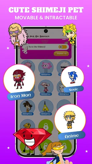 Shimeji Pet - Live Desktop Pet Screenshot 2