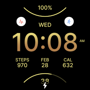 Sporty Beauty Sand Watch Face Screenshot 3