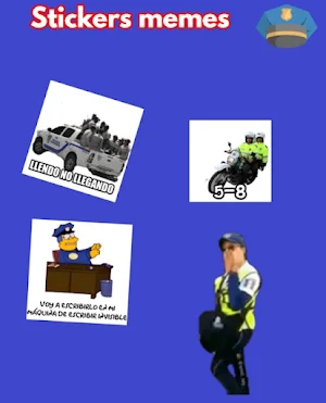 Stickers de policias Screenshot 1