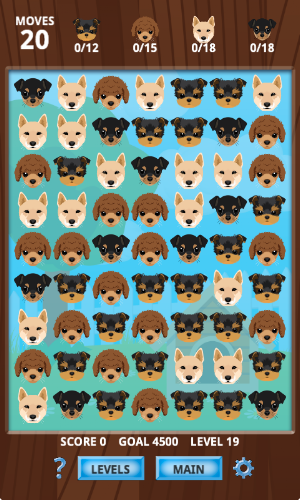 Puppy Playmate Match 3 Fun Screenshot 2