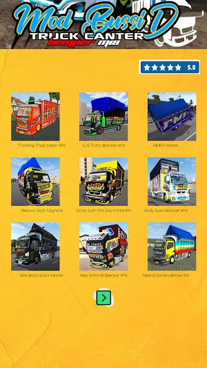 Mod Bussid Truck Canter Bemper M18 Screenshot 1