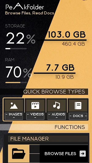 PeakFolder - File Manager Screenshot 0