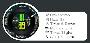 Animated Retro Play Watch Face Screenshot 1