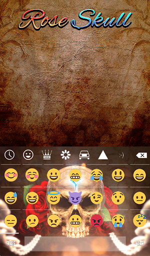 Rose Skull Animated Keyboard + Screenshot 3
