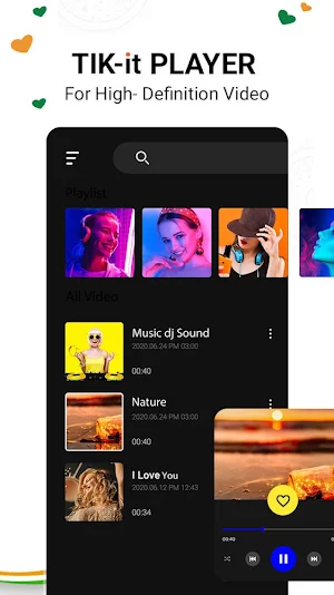 Tik-it Music Player Screenshot 0