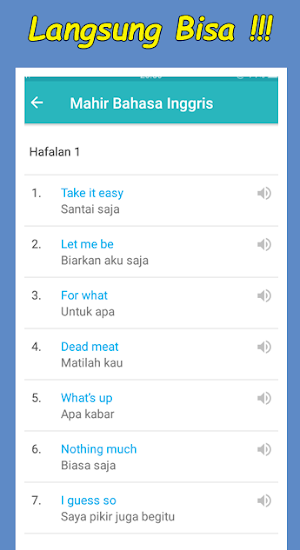 Mahir bahasa Inggris Screenshot 1