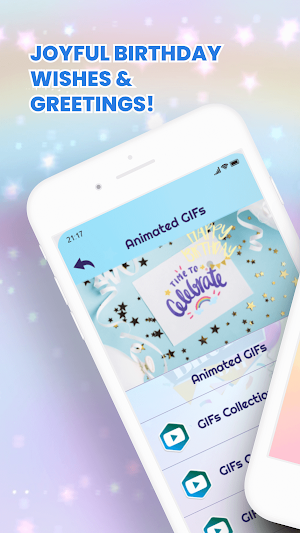 Birthday Family Cards GIFs App Screenshot 0