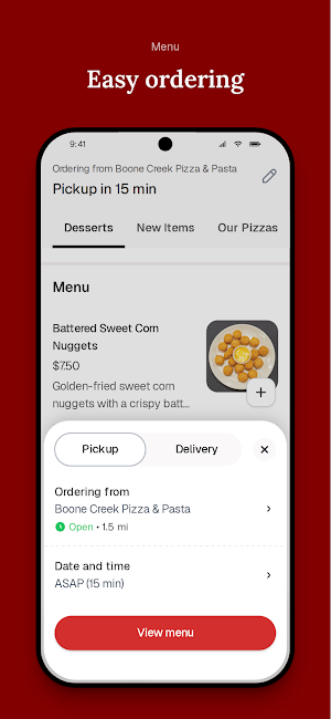 Boone Creek Pizza & Pasta Screenshot 2