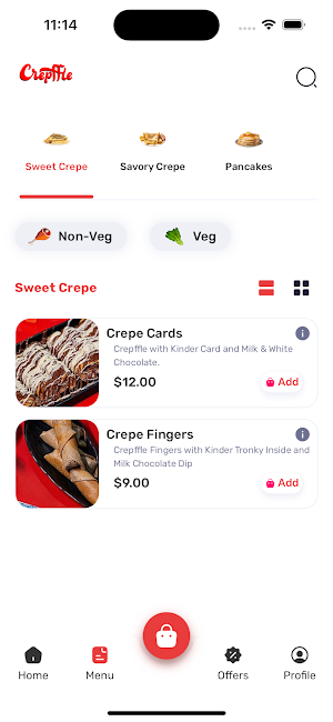 Crepffle Screenshot 1