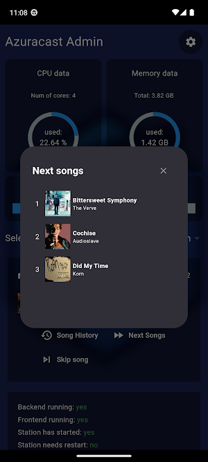 azuracast admin Screenshot 3