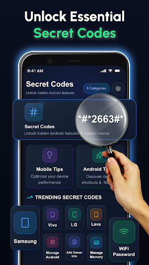 Secret Codes & Mobile Hacks Screenshot 1