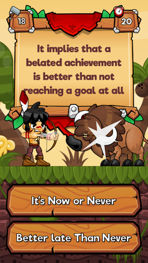 Idioms Hunt: English Idioms Game Screenshot 2