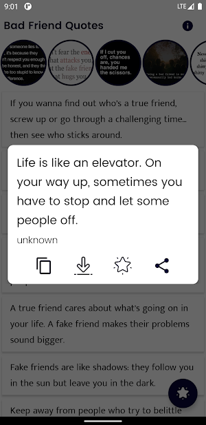 Bad Friend Quotes and Sayings Screenshot 1