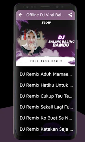 DJ Viral Baling Baling Bambu Slow Full Bass Remix Screenshot 2