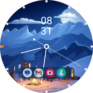 Minimal Winter Watch Face Screenshot 2