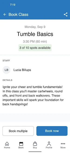Ignite Cheer and Tumble Screenshot 2