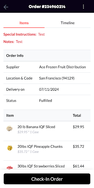 Ace Frozen Fruit Distribution Screenshot 3