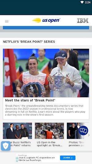 US Open Tennis: Live Signals Screenshot 1